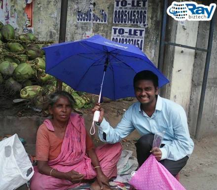 providing Free Umbrellas